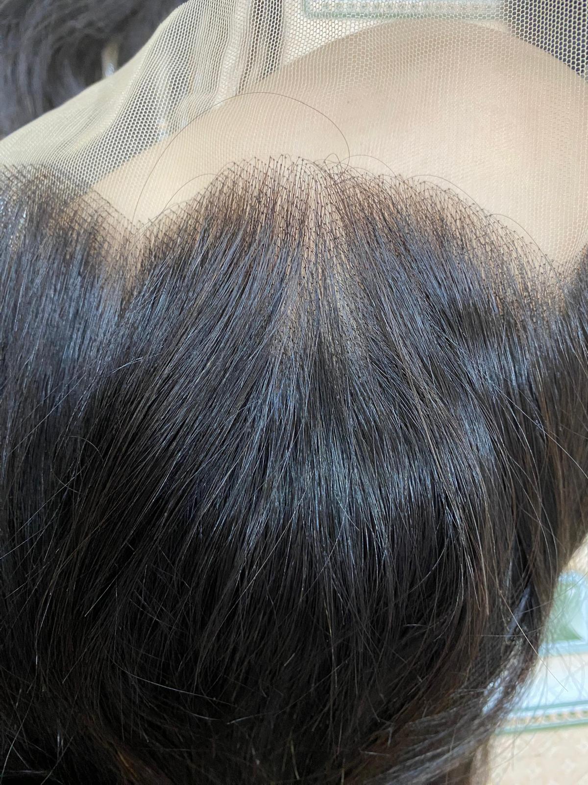 Natural Black Straight Lace Front Wig